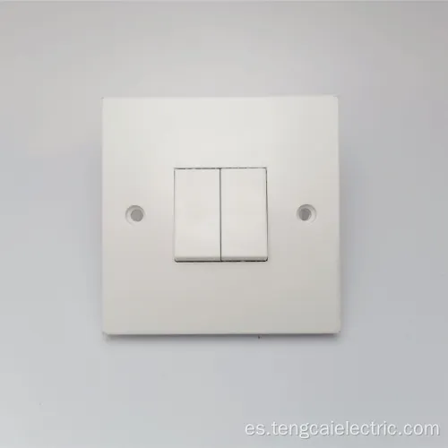 Toma de interruptor de pared eléctrica 2 GAND 1 WAY